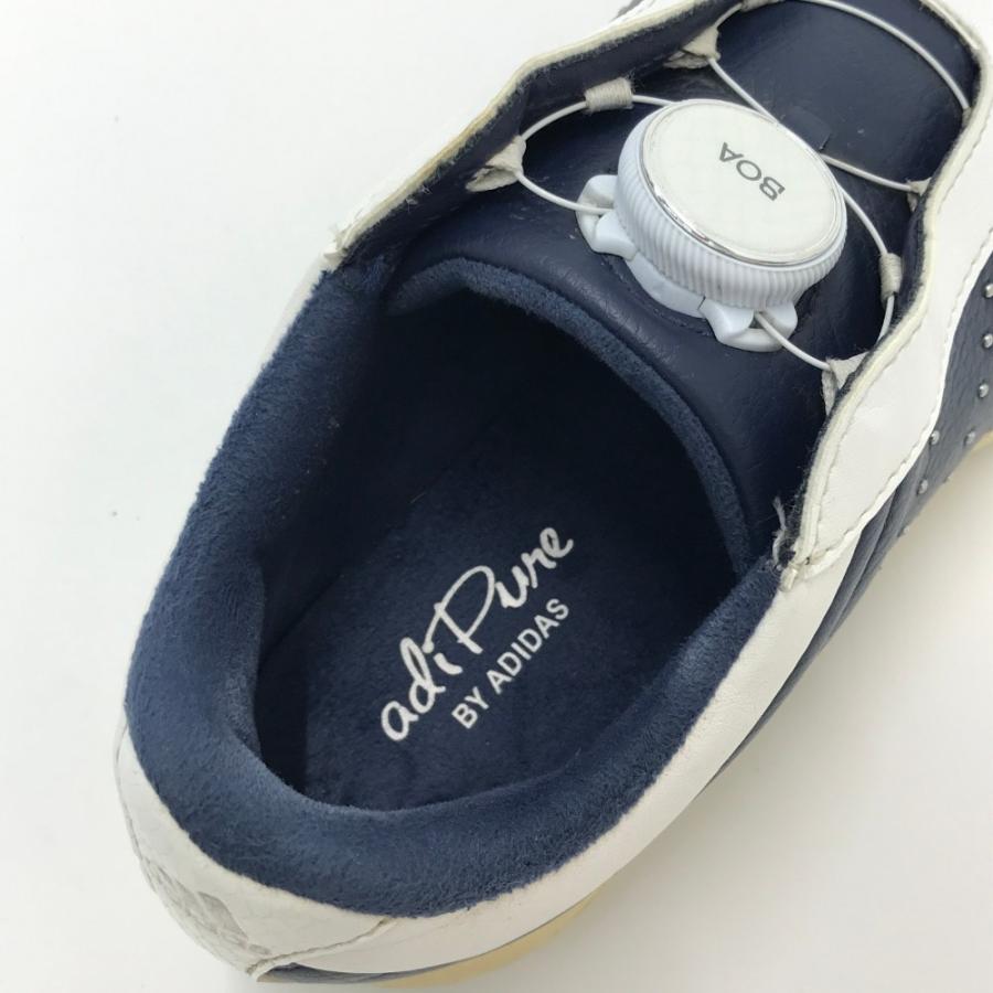 adidas BOA ゴルフシューズ ホワイト/ネイビー ≪最新≫ADIDAS GOLF アディダスゴルフ F33606 ゴルフシューズ