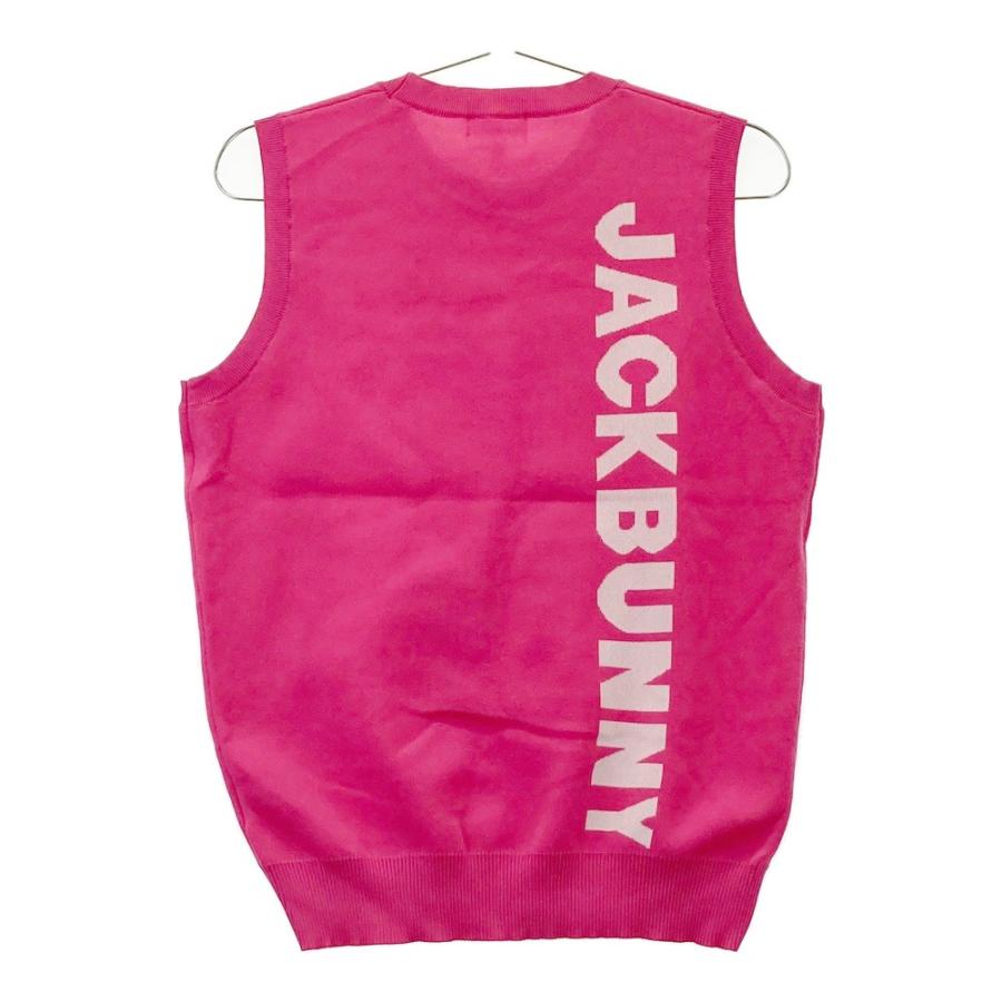 Jack Bunny!! JACK BUNNY ジャックバニー ニット ベスト ピンク