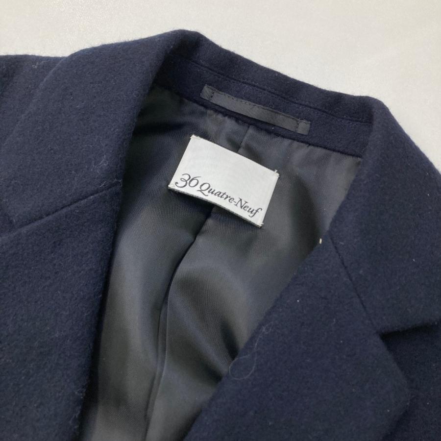 36Quatre-Neuf 36quatre-neuf カトルナフ カシミヤ混 チェスター 36Quatre-Neuf 36quatre-neuf カトルナフ カシミヤ混 チェスター