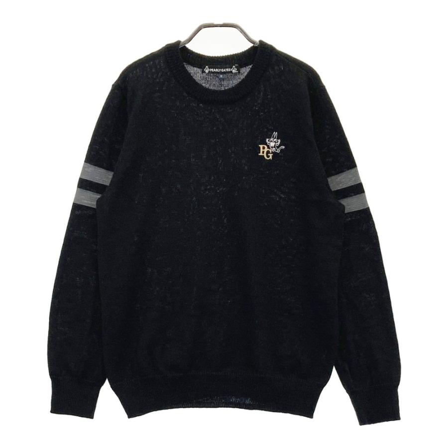 ニャロメ ブラックニット パーリーゲイツ