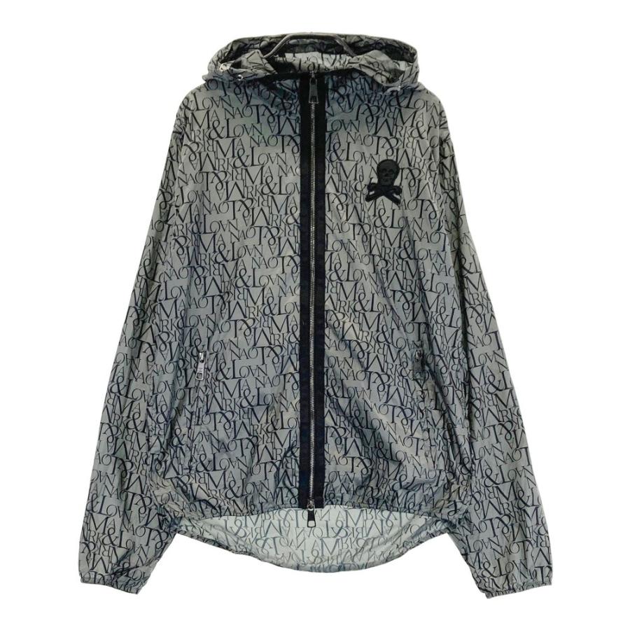 MARK&LONA マークアンドロナ フード付き ジップジャケット ロゴ 総柄  