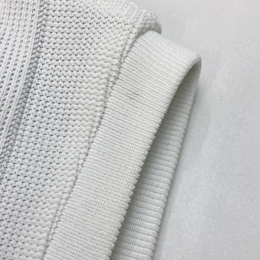 サイズ：1 PEARLY GATES パーリーゲイツ  ウール混 リバーシブル ニットベスト  ホワイト系 [240101457056] ゴルフウェア レディース ストスト PEARLY GATES(パーリーゲイツ) ベスト｜中古ゴルフウェア通販