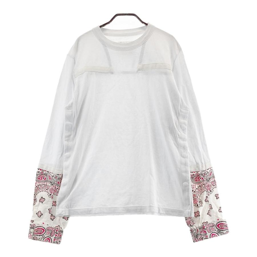 sacai サカイ 22SS Bandana Print L/S T-Shirt 長袖Tシャツ バンダナ柄 