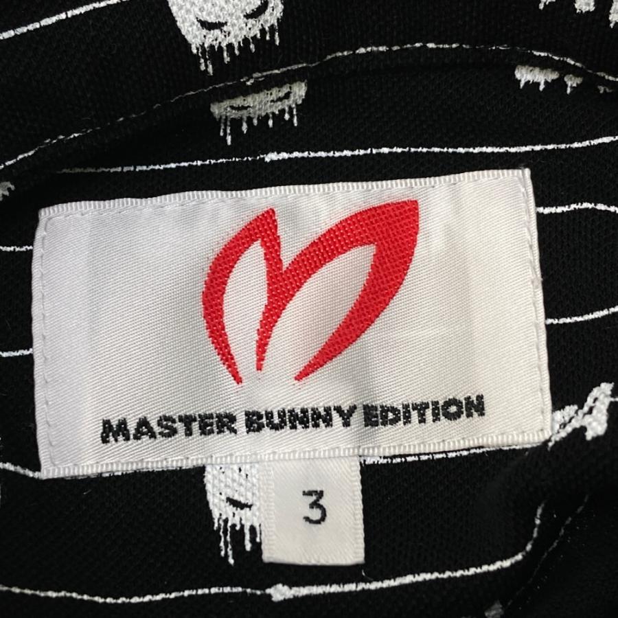MASTER BUNNY EDITION マスターバニーエディション BATMAN バットマン 半袖ポロシャツ 10周年 総柄 ブラック系 3 ゴルフウェア メンズの画像