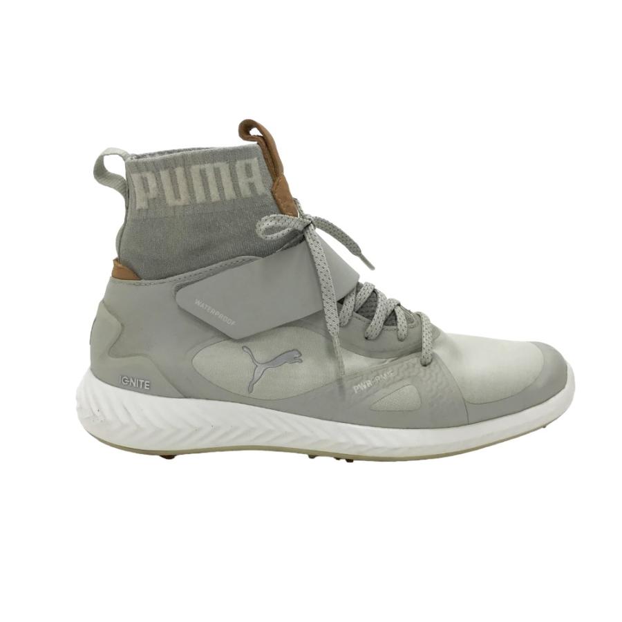 Puma PWRADAPT ゴルフシューズ 25cm グレー 新品未使用 PUMA（プーマ） PUMA GOLF プーマゴルフ 189932/IGNITE PWRADAPT HI