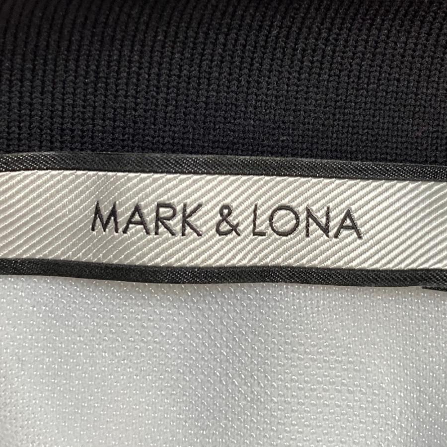 MARK&LONA（マークアンドロナ） ハーフジップ 半袖ポロシャツ スカル