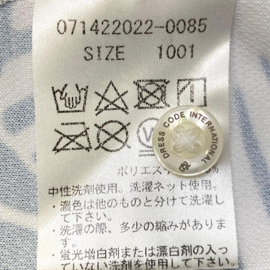 ZOY（ゾーイ） 半袖ポロシャツ 総柄 ホワイト系 1 ゴルフウェア メンズ