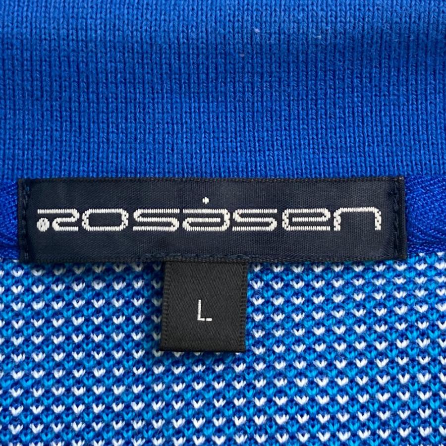Rosasen（ロサーセン） 半袖ポロシャツ ブルー系 L ゴルフウェア