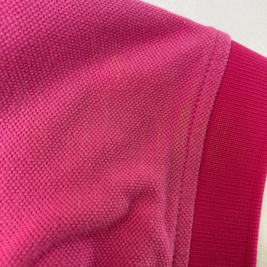 マーク&ロナ　ピンクポロシャツ MARK&LONA マークアンドロナ 半袖 ポロシャツ ピンク系 M ゴルフ