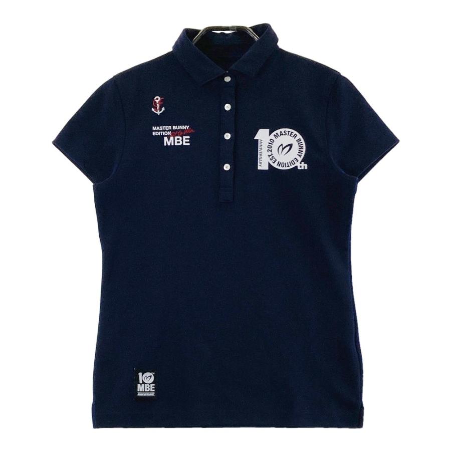 【値下げ】マスター バニー エディション 10周年 ポロシャツ ネイビー MASTER BUNNY EDITION マスターバニーエディション 10周年記念