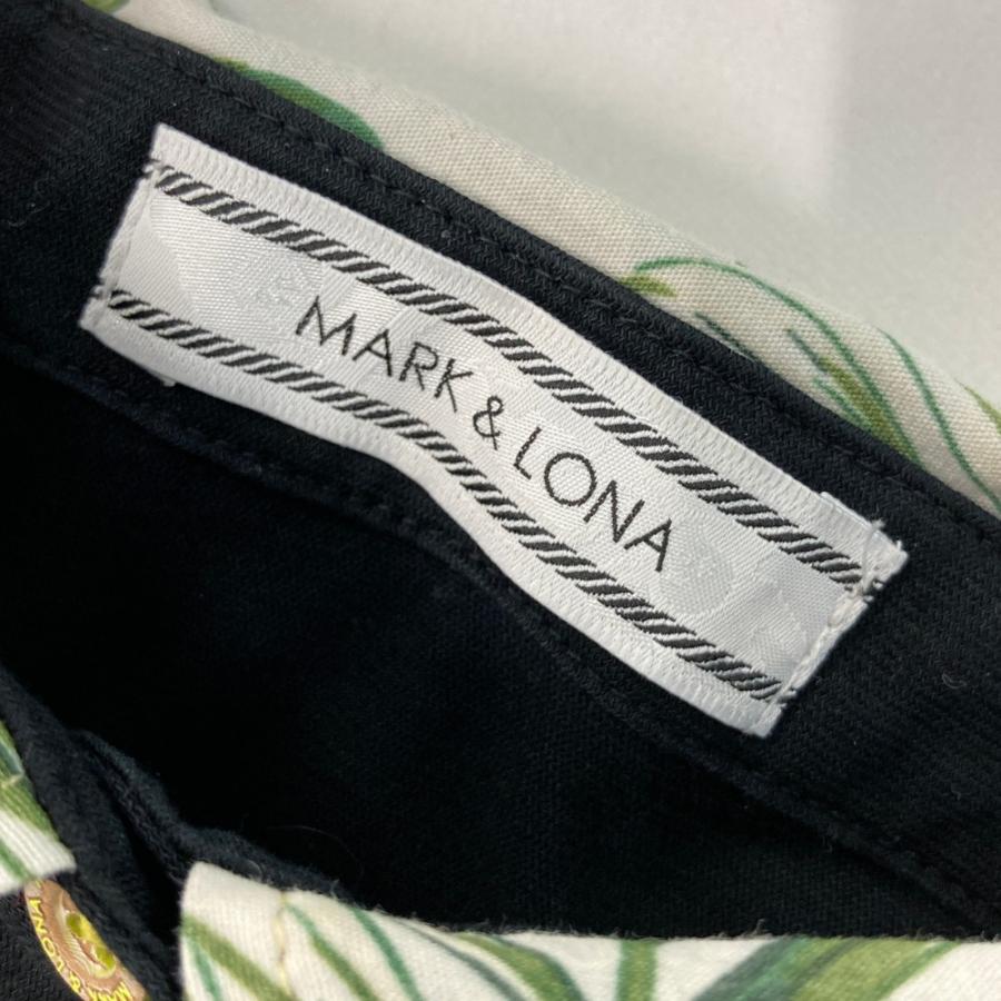 MARK&LONA（マークアンドロナ） 半袖ポロシャツ スカル刺繍 ブラック系
