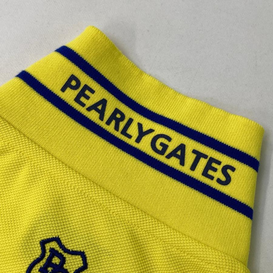 PEARLY GATES レディース ノースリーブ ポロシャツ イエロー PEARLY