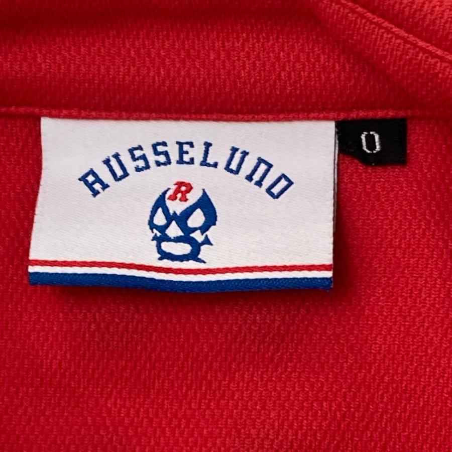 Russeluno（ラッセルノ） 半袖ポロシャツ ボタンダウン ルチャ レッド