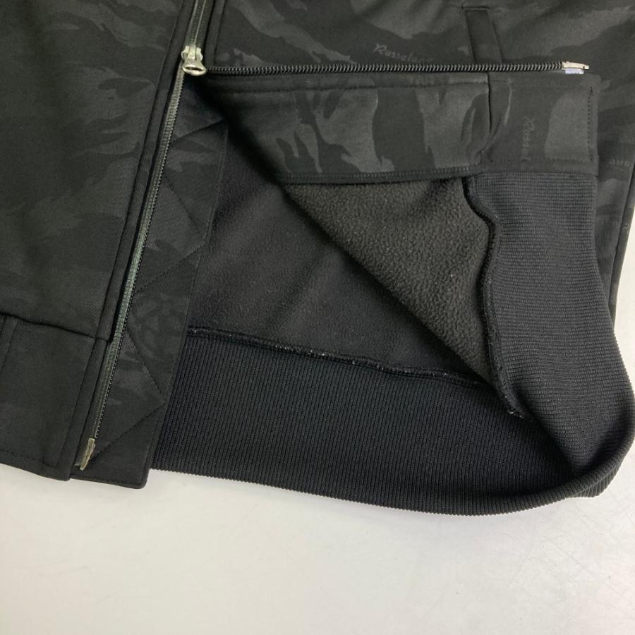 美品 ラッセルノ 裏起毛 ジップアップ ジャケット Russeluno（ラッセルノ） 裏起毛 ジップジャケット ルチャ カモフラ柄