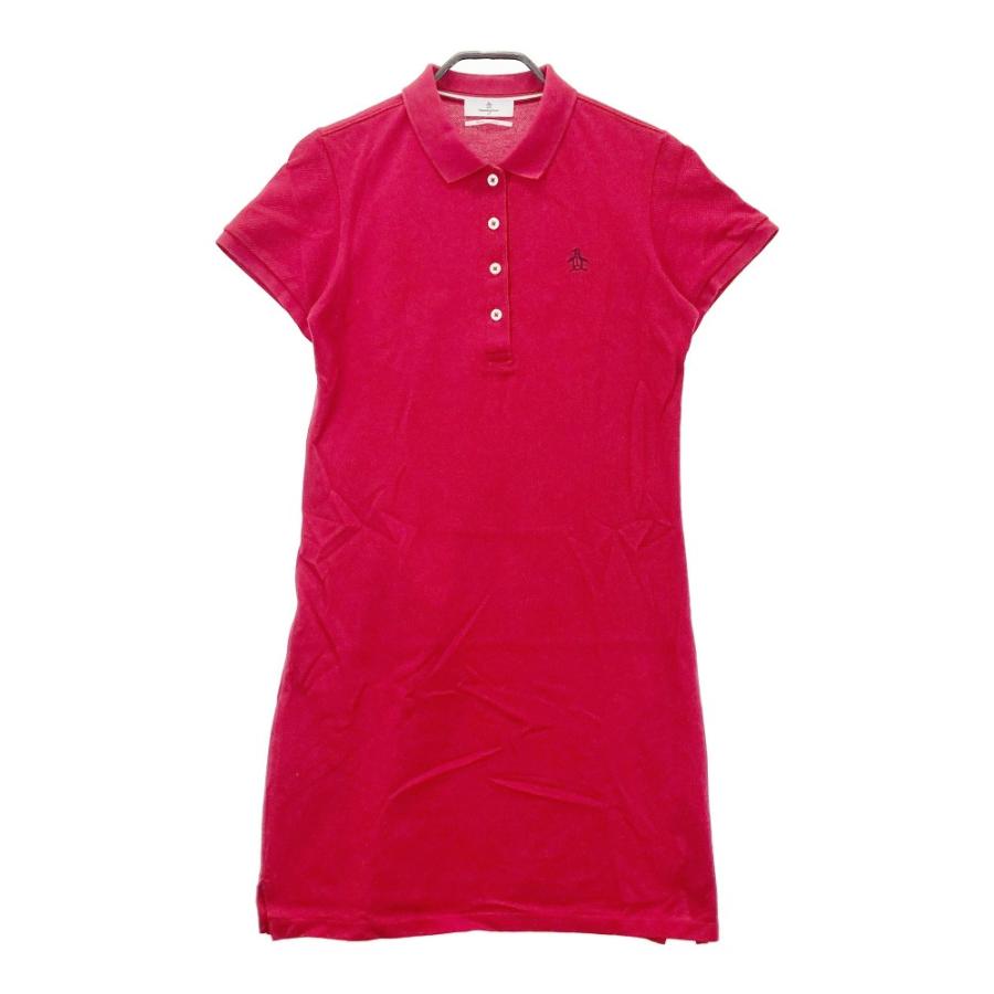 Munsingwear（マンシングウェア） 半袖ワンピース レッド系 M ゴルフ 