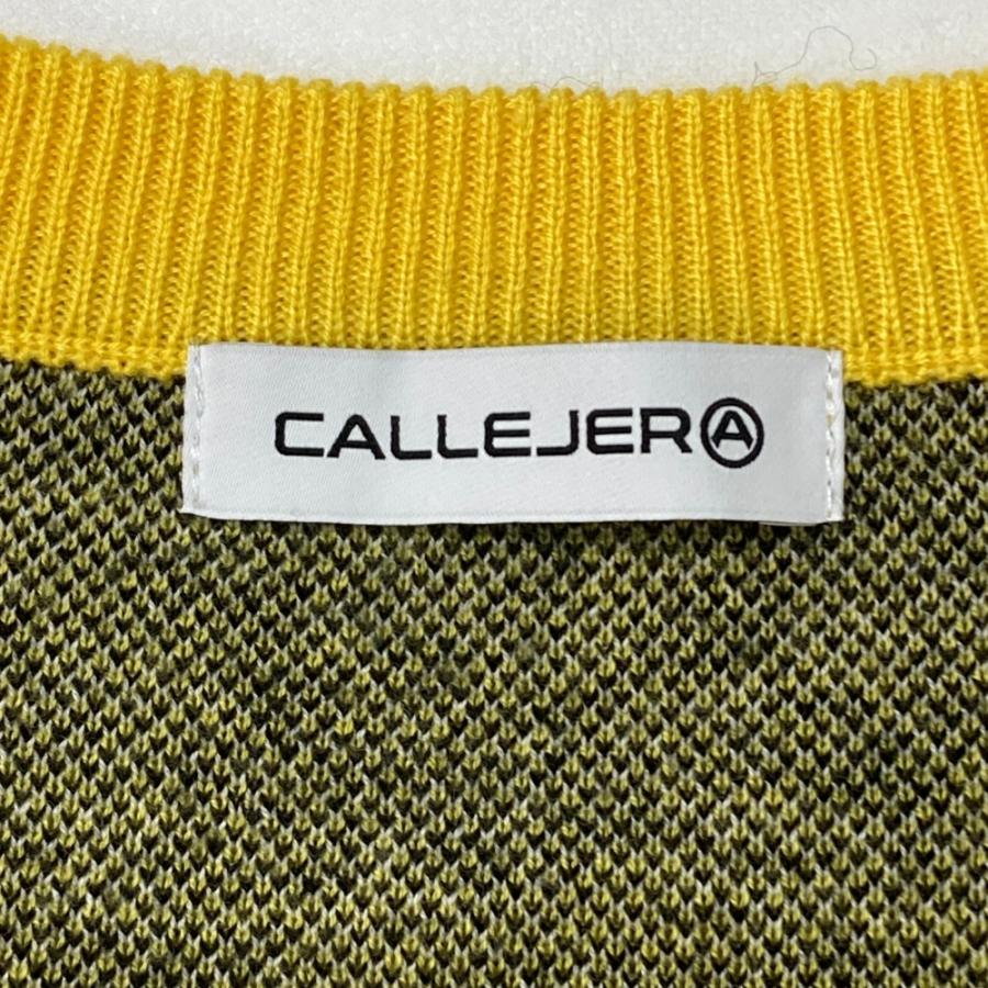 CALLEJERA カジェヘラ ニットセーター イエロー系 1 ゴルフウェア