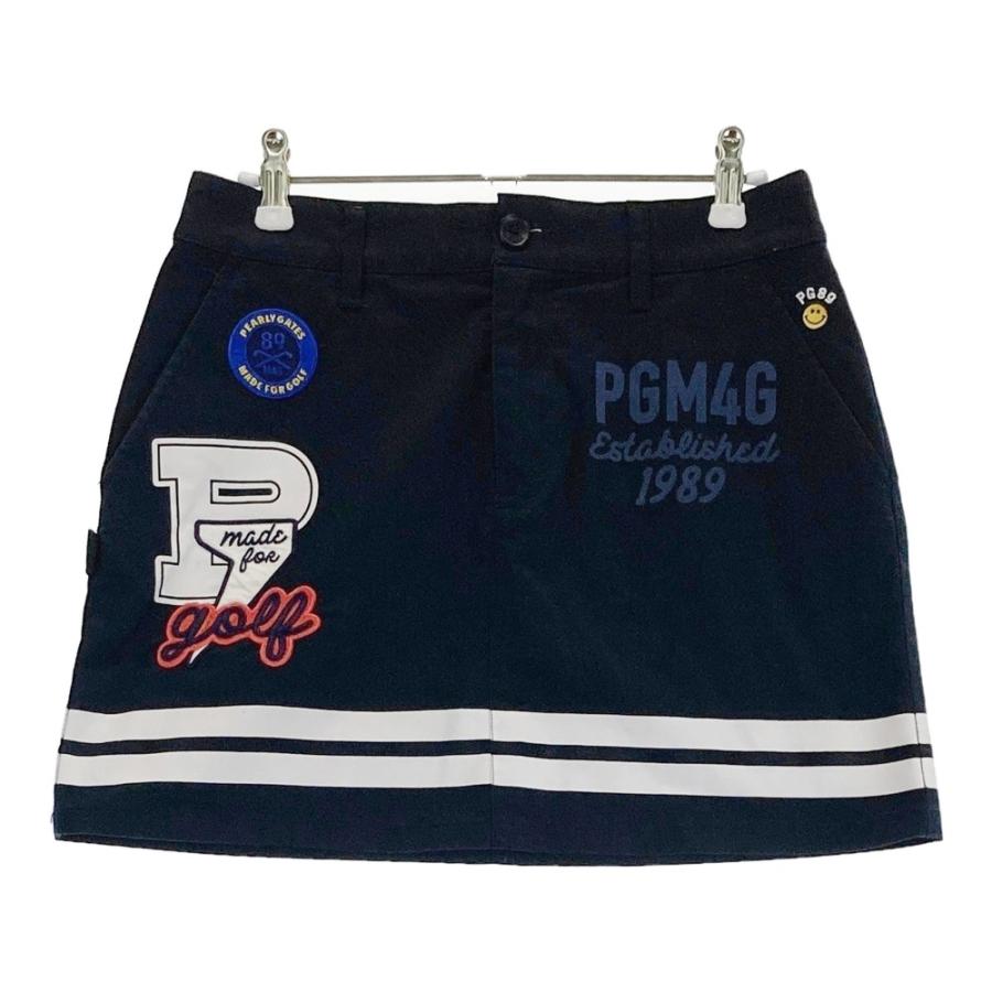 【新品】PEARLY GATES ゴルフスカート ストレッチネイビー ニコちゃん PEARLY GATES（パーリーゲイツ） ストレッチスカート ニコちゃん