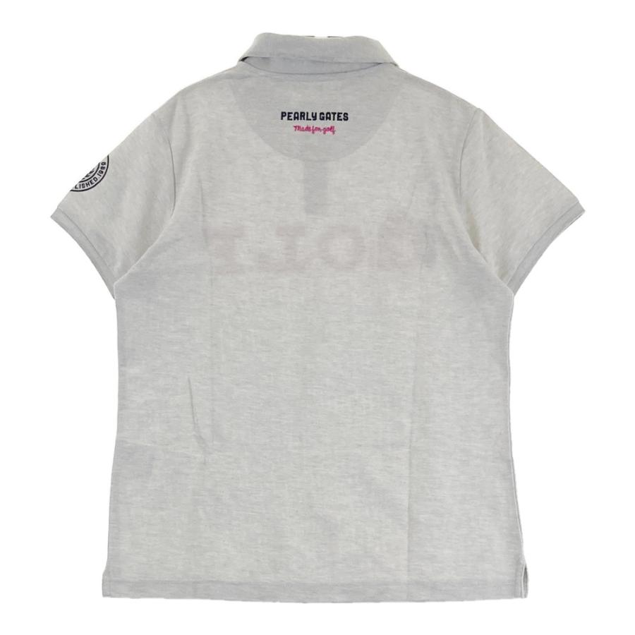 新品未使用♪パーリーゲイツ レディース ポロシャツ グレー サイズ1 ゴルフ PEARLY GATES パーリーゲイツ 半袖ポロシャツ グレー系 1 ゴルフ