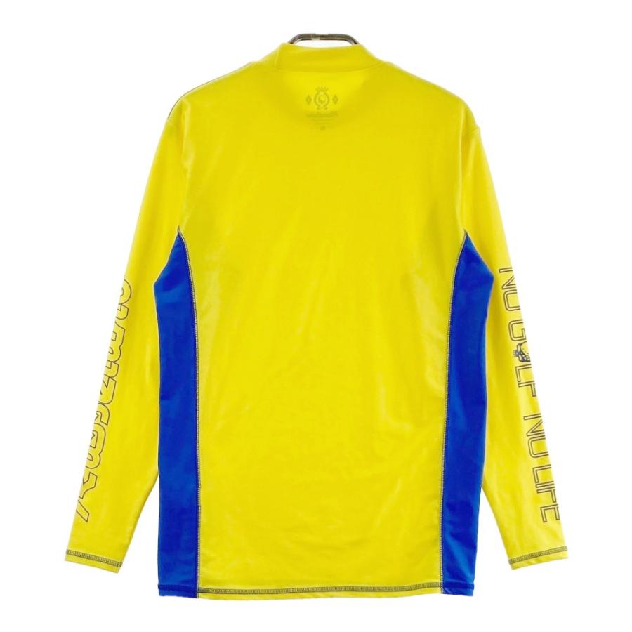 サイズ：5 RUSSELUNO ラッセルノ  ハイネック長袖Tシャツ ルチャ  イエロー系 [240101424795] ゴルフウェア メンズ ストスト サイズ：5 RUSSELUNO ラッセルノ ハイネック長袖Tシャツ ルチャ