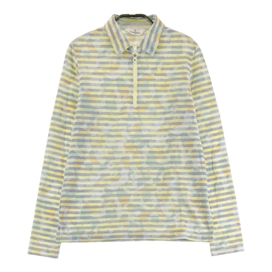 Munsingwear（マンシングウェア） ハーフジップ 長袖ポロシャツ 