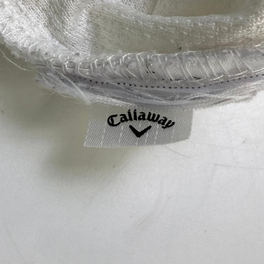 Callaway ホワイト ポロシャツ L キャロウェイ(Callaway) ゴルフウェア ポロシャツ 半袖 吸汗速乾