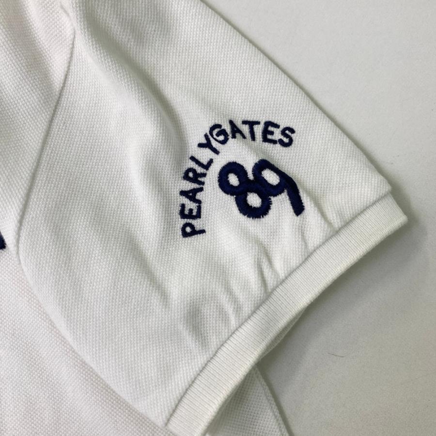 PEARLY GATES パーリーゲイツ 半袖ポロシャツ ホワイト系 0