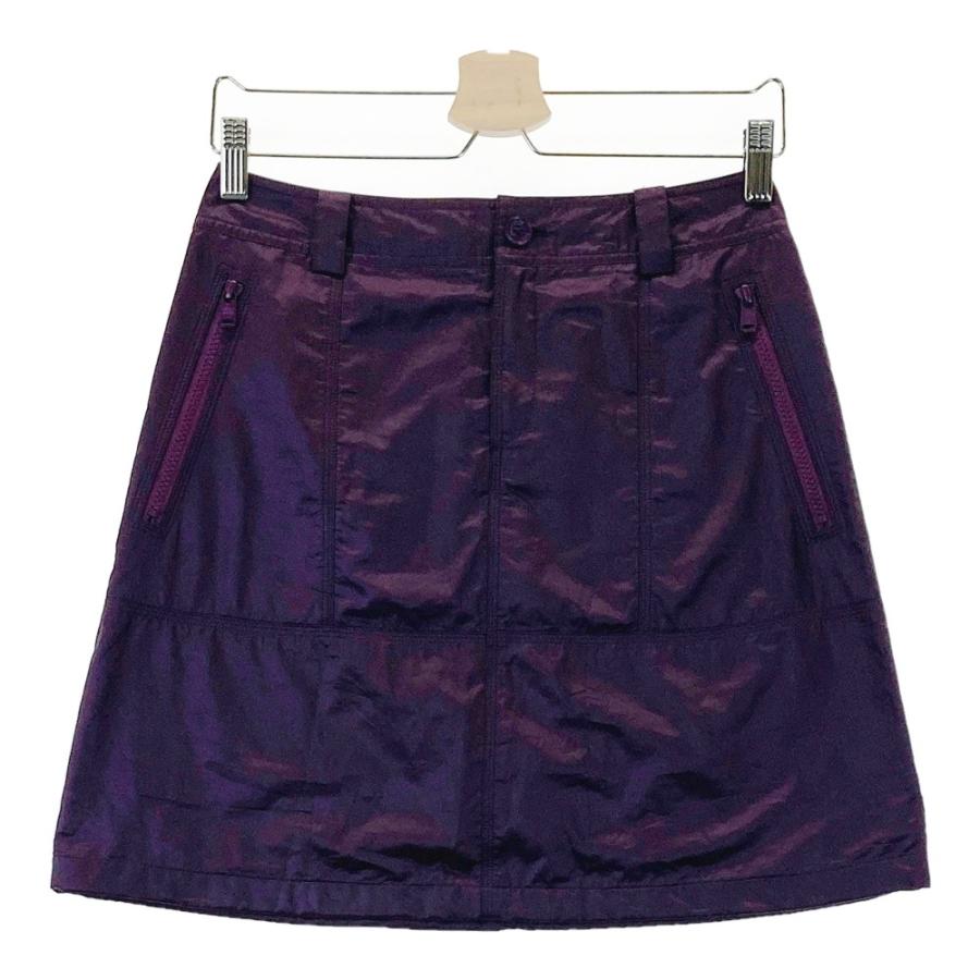 【未使用品】バーバリーゴルフ　スカート　9号 BURBERRY GOLF バーバリーゴルフ ナイロン スカート パープル系