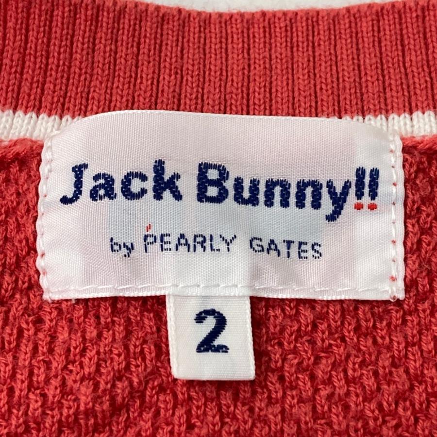 Jack Bunny!! JACK BUNNY ジャックバニー ニットベスト レッド系 2
