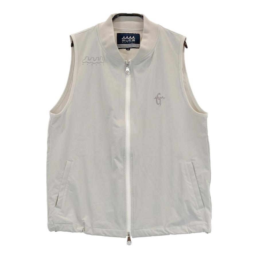 MUTA MARINE ムータマリン ナイロン ジップベスト グレー系 4 ゴルフ  