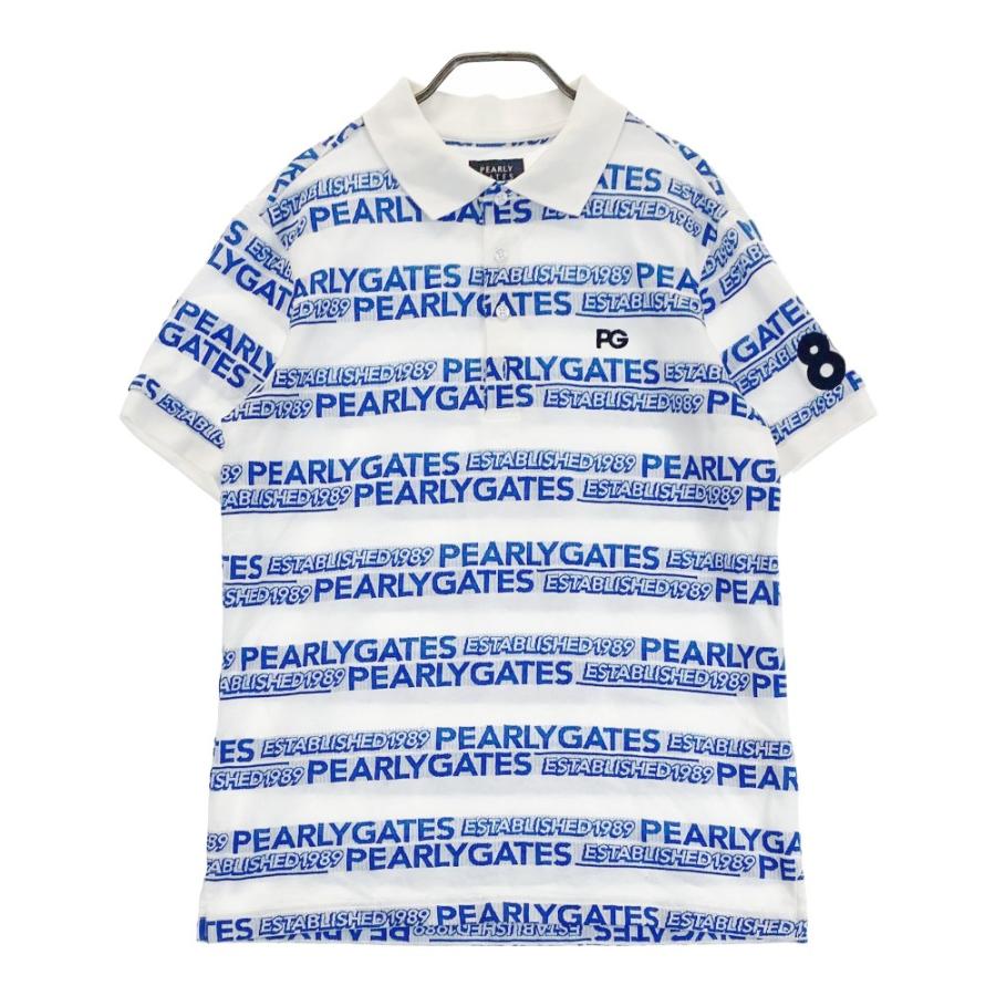 PEARLY GATES パーリーゲイツ 2022年モデル 半袖ポロシャツ ロゴ PEARLY GATES パーリーゲイツ 2022年モデル 半袖ポロシャツ ロゴ