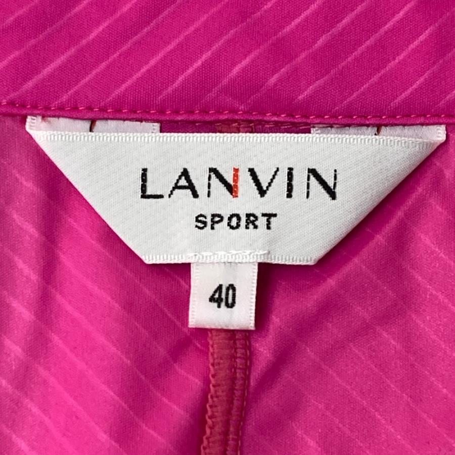 LANVIN SPORT ランバン スポール ジップジャケット ピンク系 40 ゴルフ 