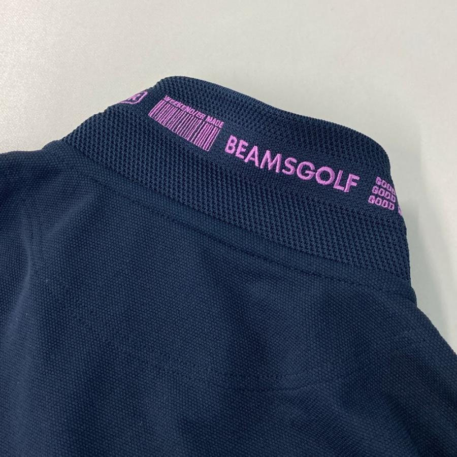 BEAMS GOLF（ビームス ゴルフ） 半袖 ポロシャツ ネイビー系 S ゴルフ