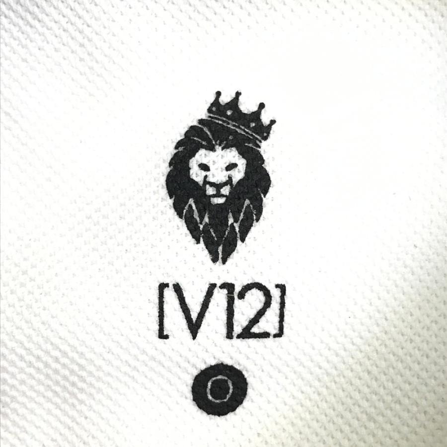 V12 ヴィトゥエルヴ 半袖ポロシャツ ホワイト系 0 ゴルフウェア
