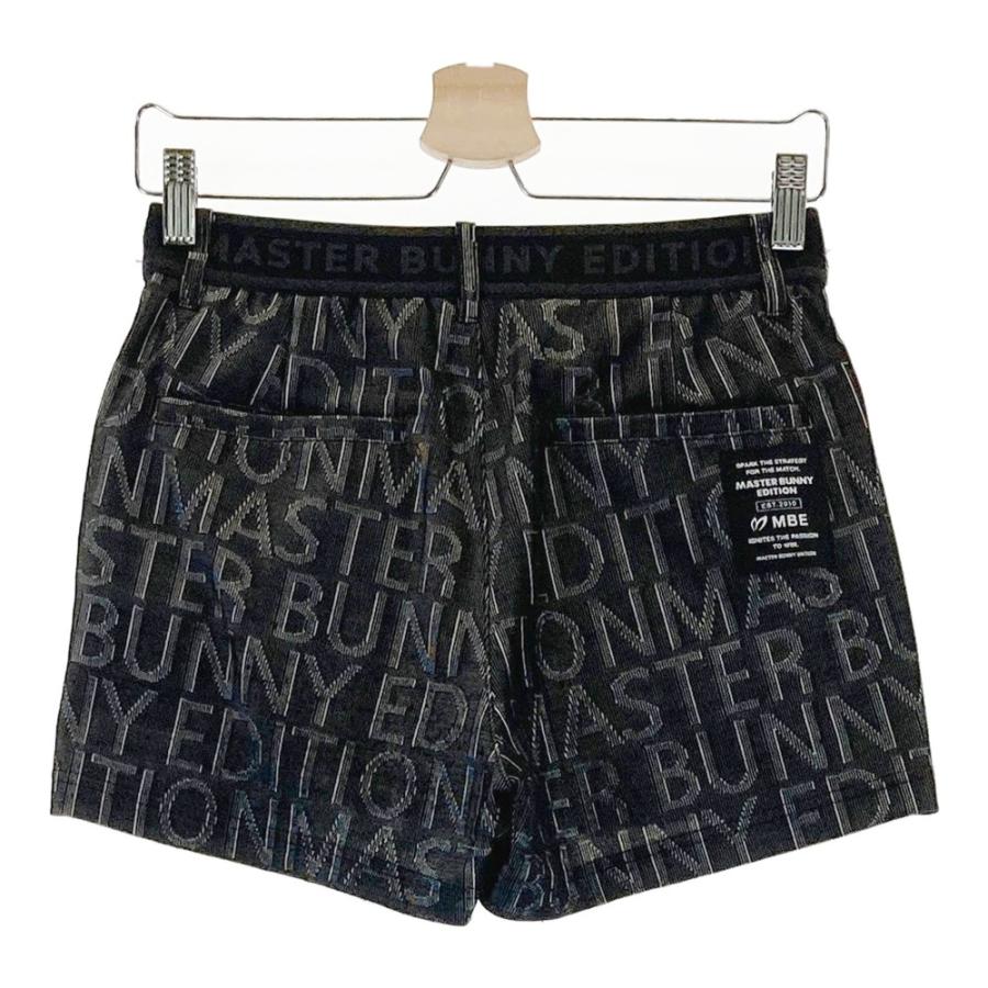 マスターバニーエディション ハーフパンツ 総柄 mbe 黒 白 新品