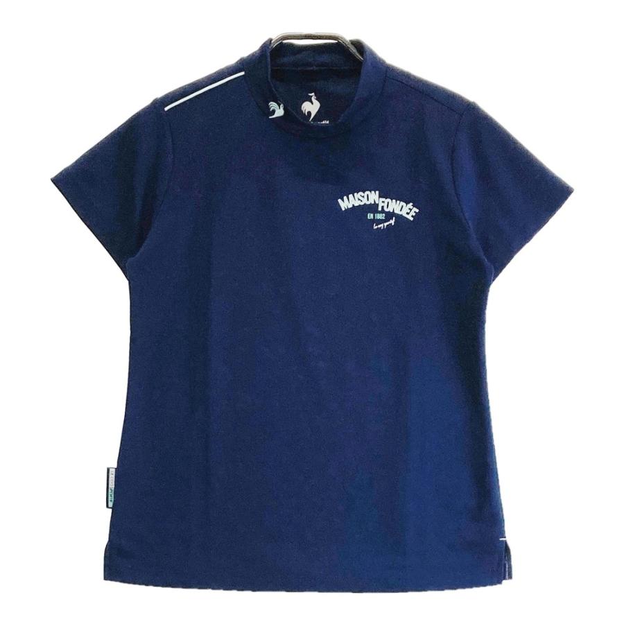 【新品】  ゴルフウェア　半袖　ネイビー　紺色　ロゴ le coq sportif GOLF（ルコックスポルティフ ゴルフ） LECOQ GOLF