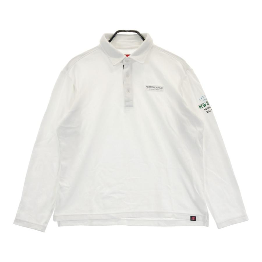 New Balance Golf ポロシャツ ホワイト 6 New Balance（ニューバランス） 長袖ポロシャツ ホワイト系 6 ゴルフ