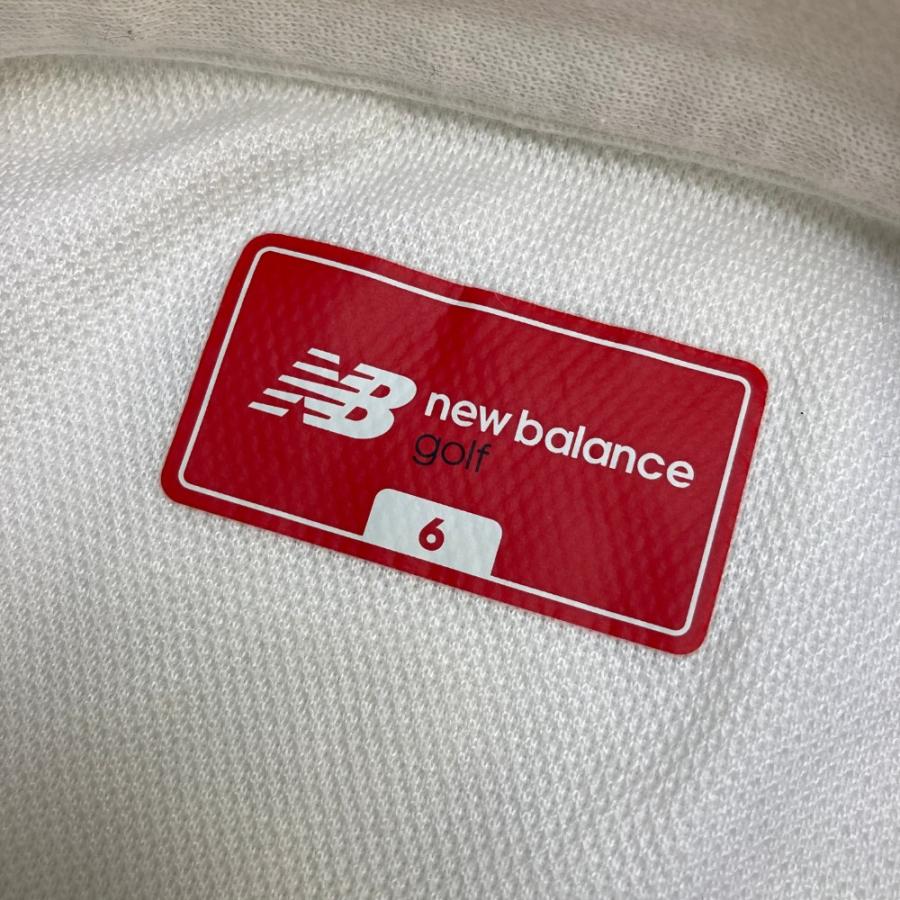 New Balance（ニューバランス） 長袖ポロシャツ ホワイト系 6 ゴルフ