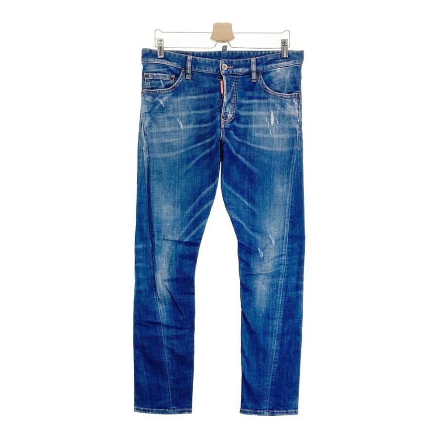 DSQUARED2 ディースクエアード S71LB0179 ダメージ加工 デニムパンツ 