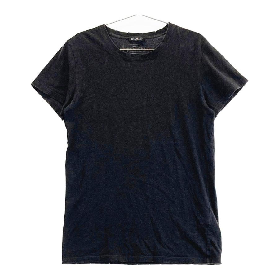 BALMAIN バルマン S2HJ607B557 半袖Tシャツ グレー系 S メンズ