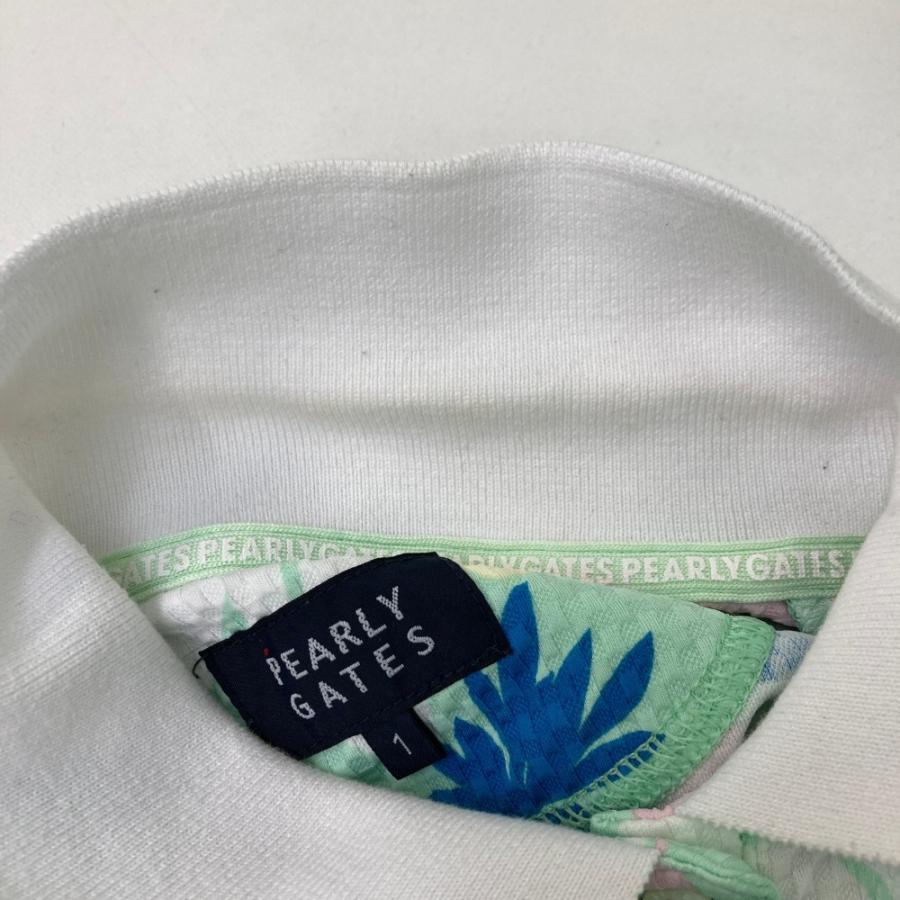 サイズ：1 PEARLY GATES パーリーゲイツ 2023年モデル 半袖ポロシャツ シアサッカー ボタニカル柄 グリーン系 [240101414470] ゴルフウェア レディース ストスト 楽天市場】PEARLY GATES パーリーゲイツ 2023年モデル 半袖