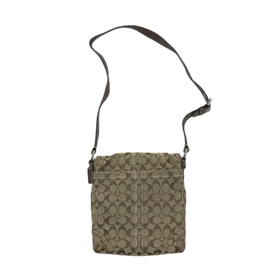 美品 COACH ショルダーバッグ キャンバス シグネチャー 10082