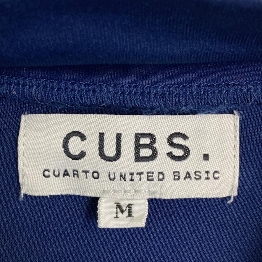 coco 未使用品 クアルトユナイテッド CUARTO UNITED レディース ワンピース M 青系 総柄 ハーフジップ 訳あり Cuarto UNITED（クアルトユナイテッド） ハーフジップ 長袖ワンピース