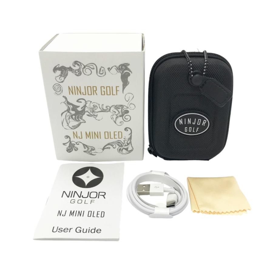 NINJOR GOLF ニンジャー ゴルフ レーザー距離計 NJ MINI OLED ブラック 