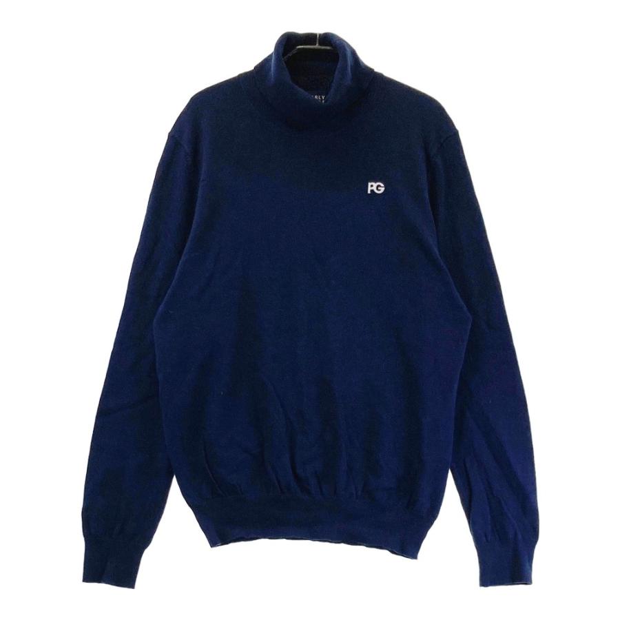 PEARLY GATES パーリーゲイツ タートルネック長袖ニットセーター  