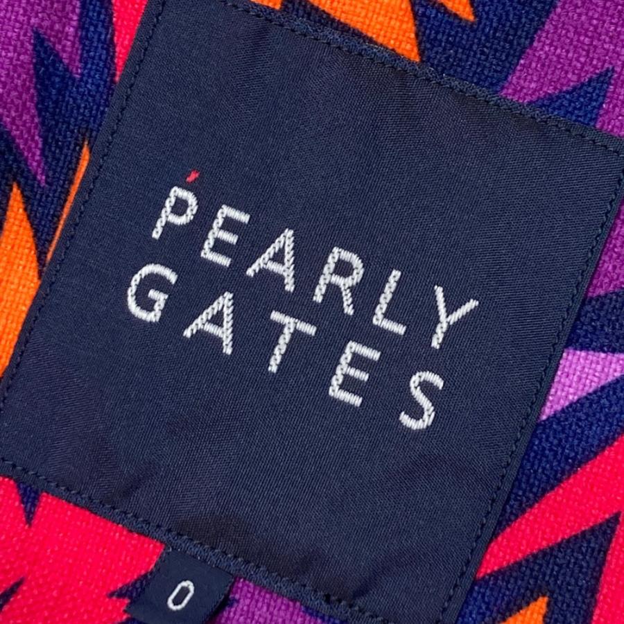 PEARLY GATES パーリーゲイツ テーラードジャケット 総柄 ネイビー系 0  