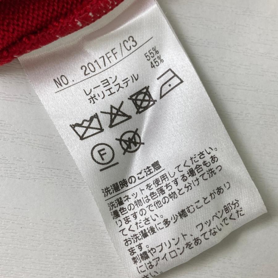 and per se（アンパスィ） ニットベスト レッド系 M ゴルフウェア