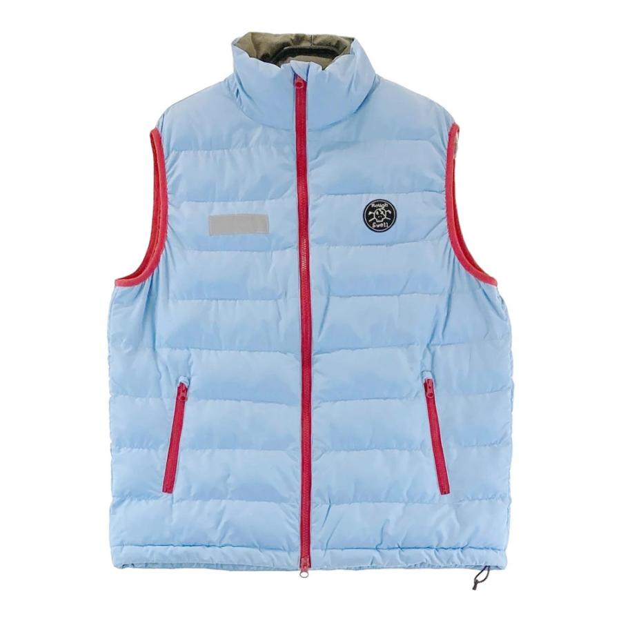 ROUGH&SWELL ラフアンドスウェル 中綿フルジップベスト ブルー系 L  