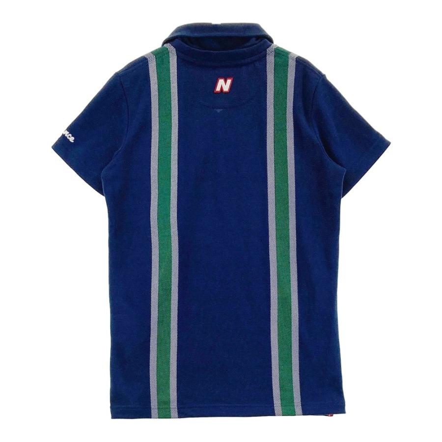 New Balance（ニューバランス） 襟付き 半袖Tシャツ ネイビー系 1