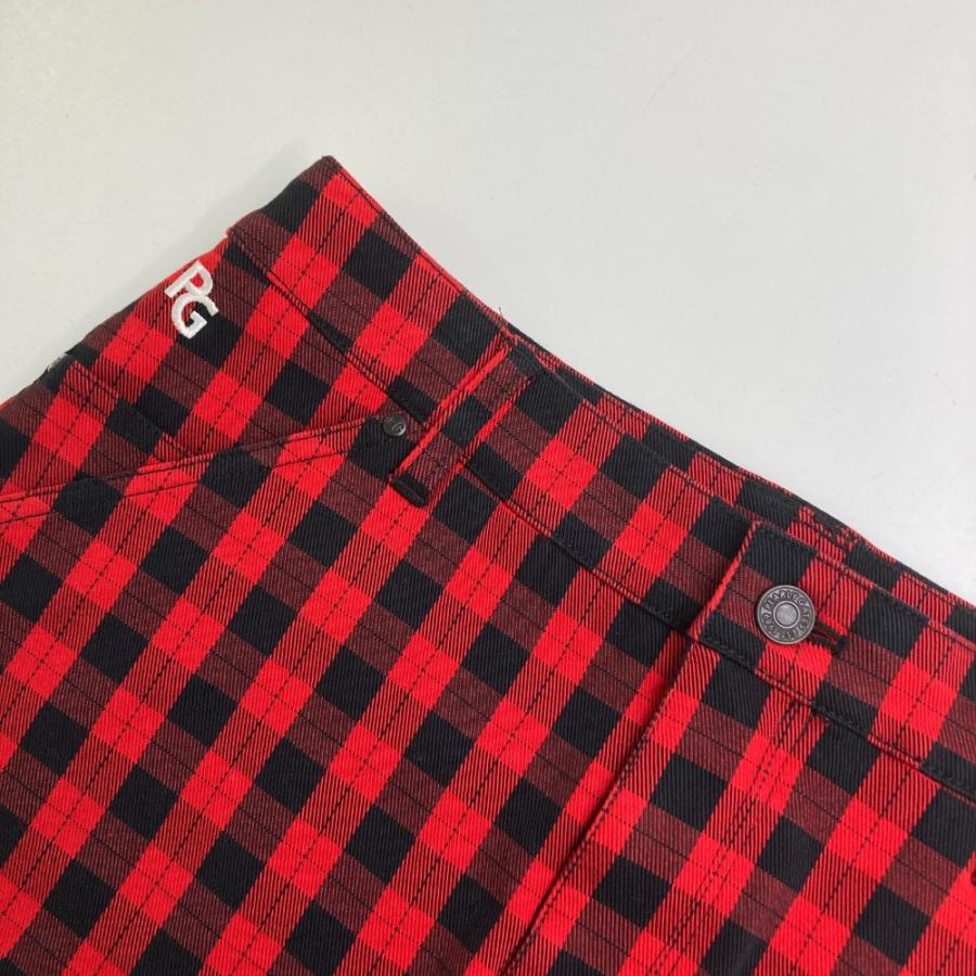 PEARLY GATES パーリーゲイツ  ストレッチスカート チェック柄 レッド系 1 ゴルフウェア レディースの画像