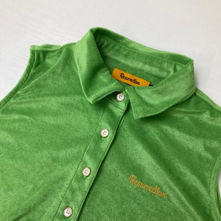 Resurrection レザレクション　メンズ　ポロシャツ　グリーン メンズ クラシックポロシャツ オリーブ | Resurrection